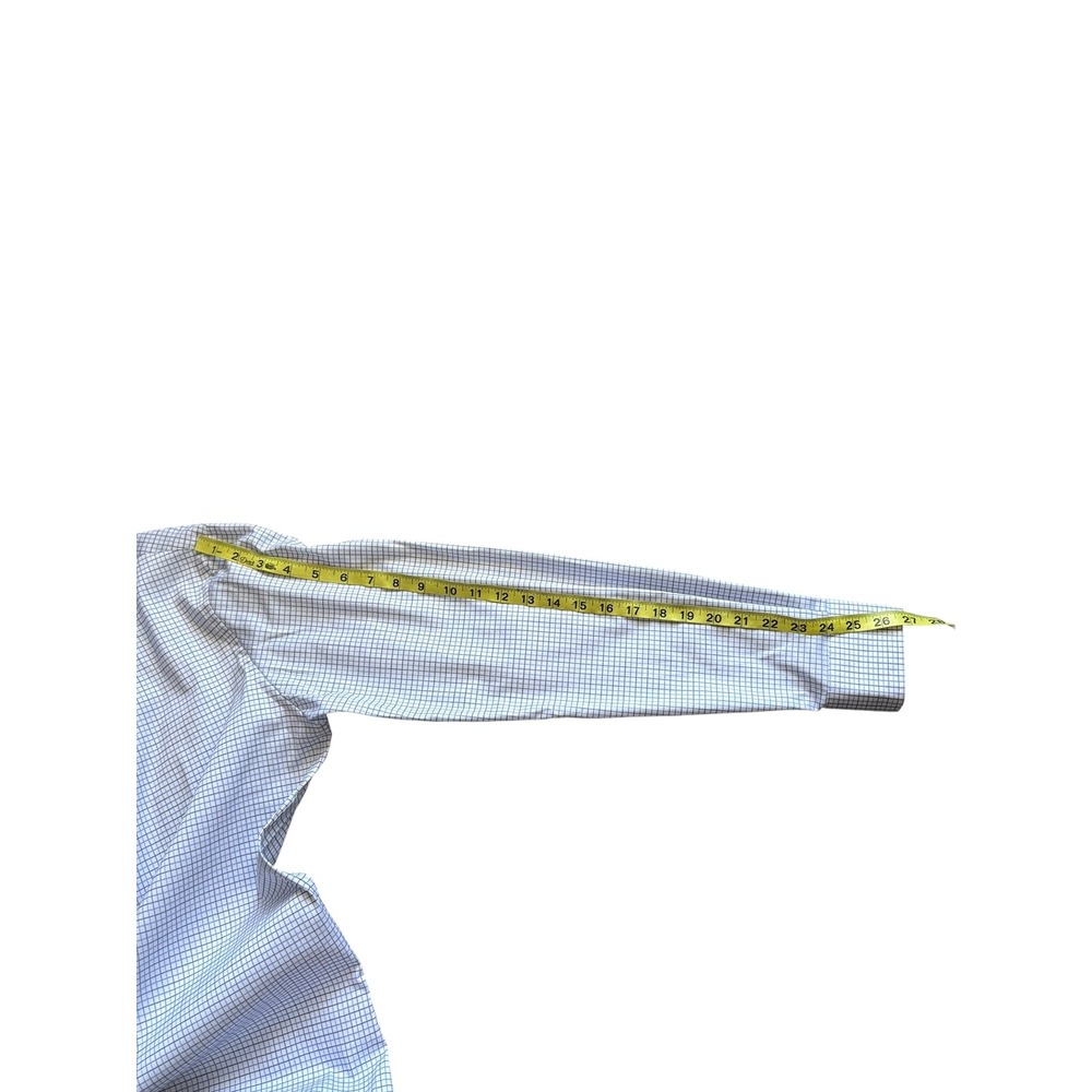 Tommy Hilfiger Men's Dress Shirt M 15.5 34/35 THFlex Collar Athletic Fit Stretch - Picture 7 of 8